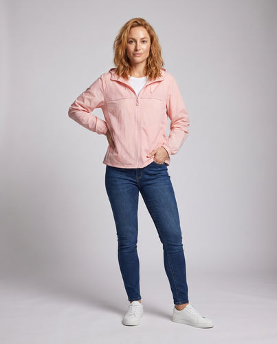 Damen leichte Sportjacke mit Kapuze R&B