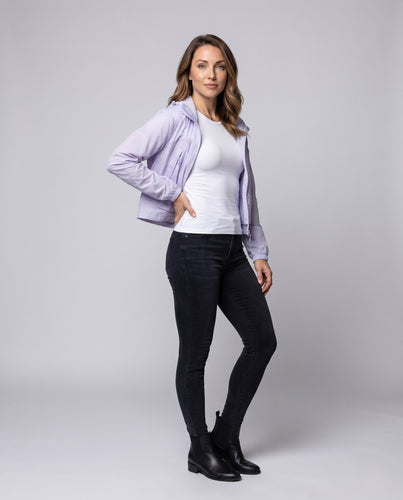 Damen leichte, wasserabweisende Sportjacke R&B