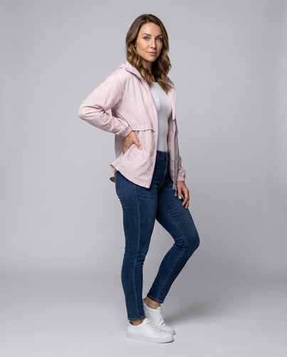 Damen leichte Windbreaker Jacke R&B