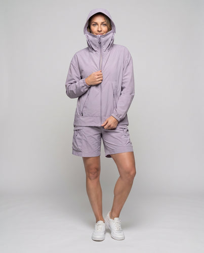 Damen multifunktionale Sommerjacke mit integrierter Kapuze und Belüftung R&B