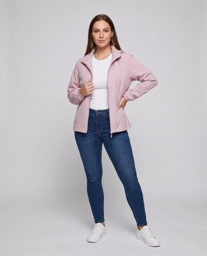 Damen technische Regenjacke mit atmungsaktiven Einsätzen R&B