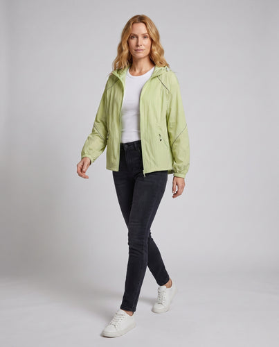 Damen ultraleichte Atmungsaktive Jacke mit Kapuze R&B