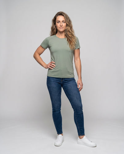Damen atmungsaktives Funktionsshirt mit kühlenden Eigenschaften R&B