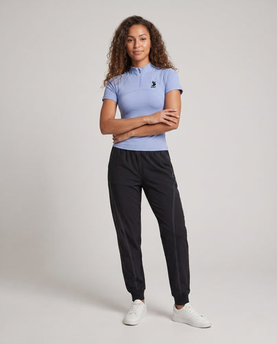 Damen Funktionales Sportoberteil mit hohem Kragen R&B
