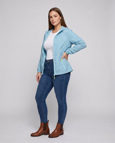 Damen Leichte Funktionsjacke mit atmungsaktiven Einsätzen R&B