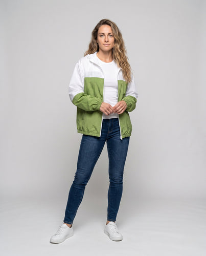 Damen Leichte Übergangsjacke mit verstellbarer Kapuze und atmungsaktiven Eigenschaften R&B