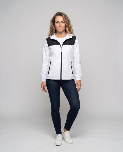 Damen Leichte wasserabweisende Jacke mit atmungsaktiven Eigenschaften R&B