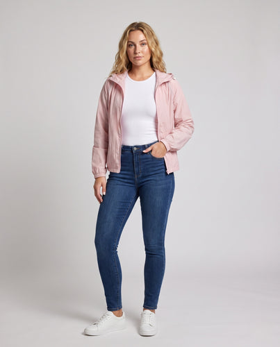 Damen UV-Schutzjacke mit atmungsaktivem Material und verstellbarer Kapuze R&B