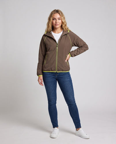 Damen UV-Schutzjacke mit atmungsaktiven Eigenschaften und verstellbarer Kapuze R&B