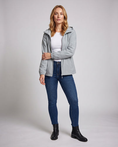 Damen wasserdichte und atmungsaktive Laufjacke R&B