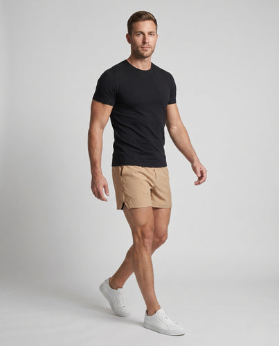 Herren Sportliche Shorts mit seitlichen Belüftungseinsätzen R&B