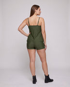 Damen Tankini-Set mit zauberhaften Punkten und modischem Schnitt R&B