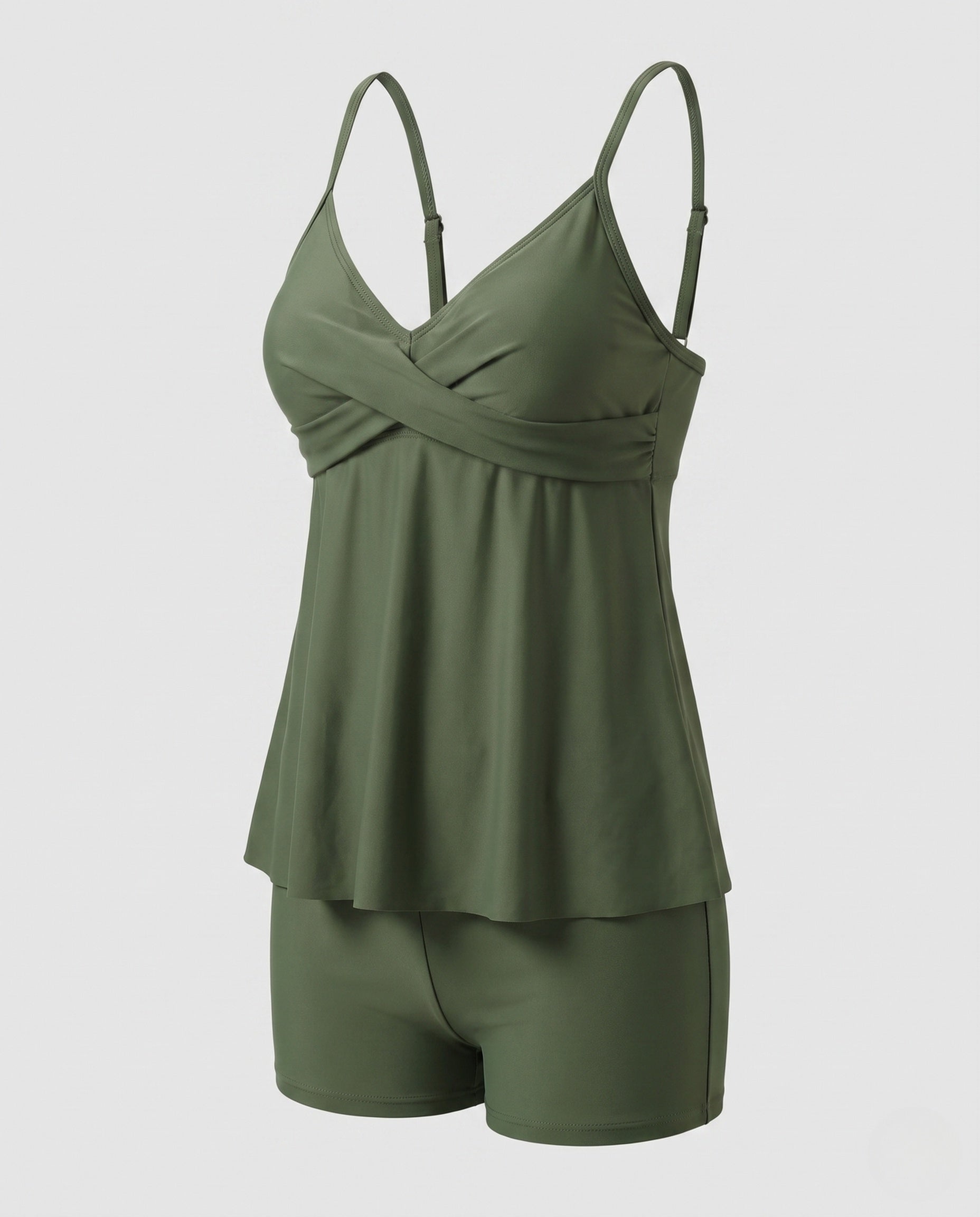 Damen Tankini-Set mit zauberhaften Punkten und modischem Schnitt R&B