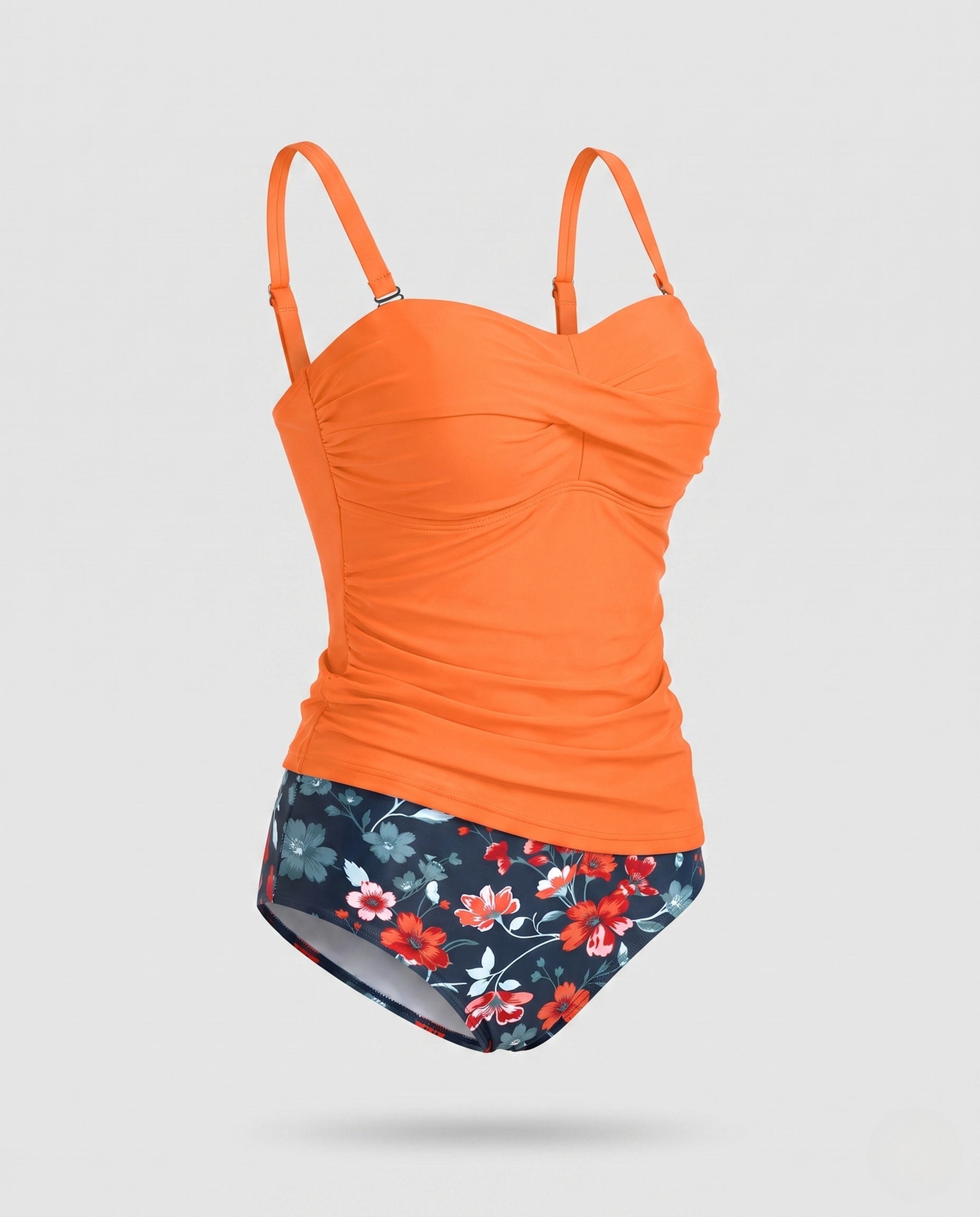 Damen Modischer Tankini mit floralem Design R&B