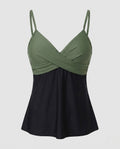Damen SchwimR&Bstop mit Wickeldesign und fließendem Schnitt R&B