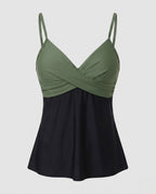 Damen SchwimR&Bstop mit Wickeldesign und fließendem Schnitt R&B