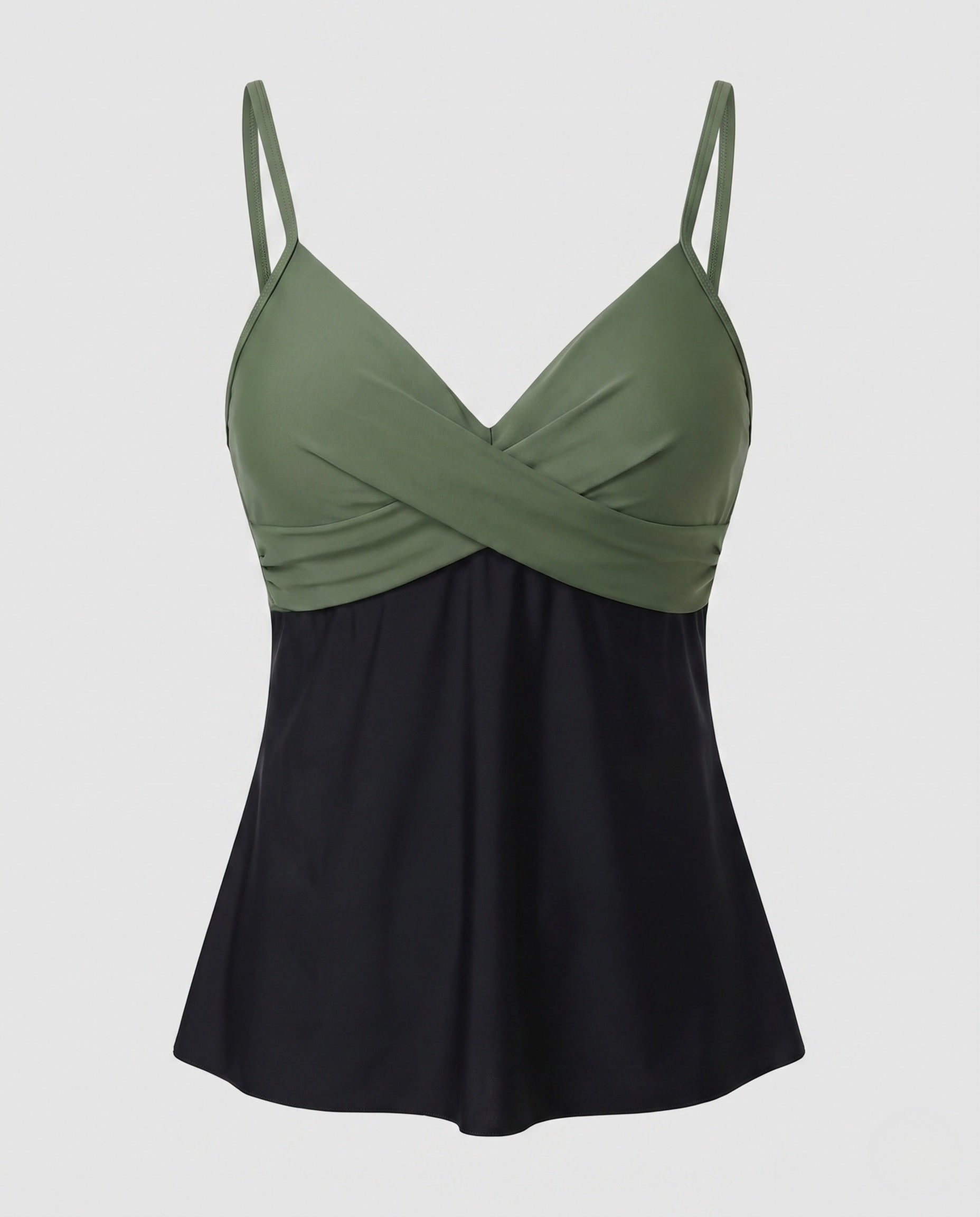 Damen SchwimR&Bstop mit Wickeldesign und fließendem Schnitt R&B