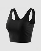 Damen Sportliches Cropped Top R&B