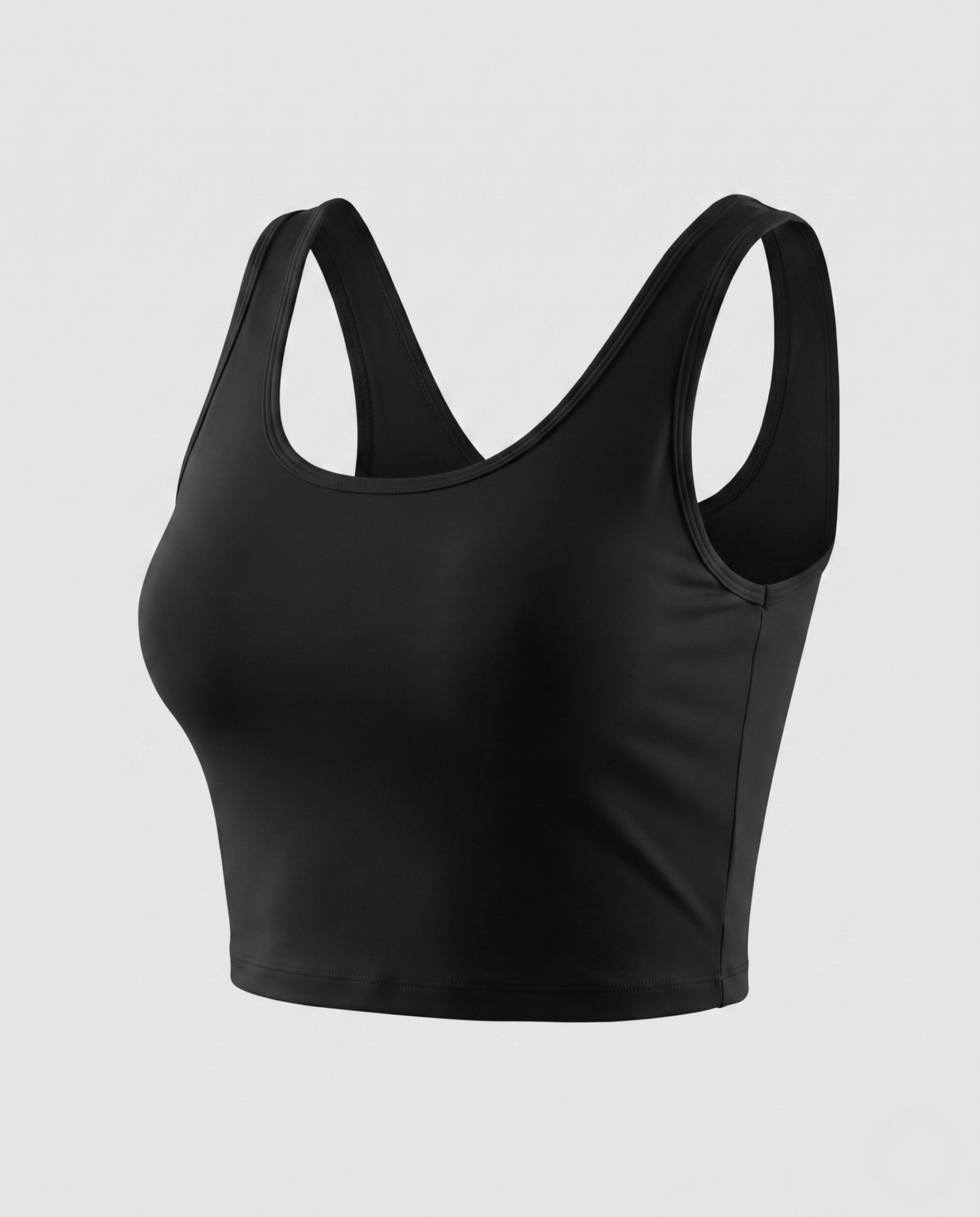 Damen Sportliches Cropped Top R&B