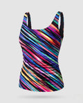 Damen Sportliches Tankini-Oberteil mit figurbetonendem Schnitt R&B