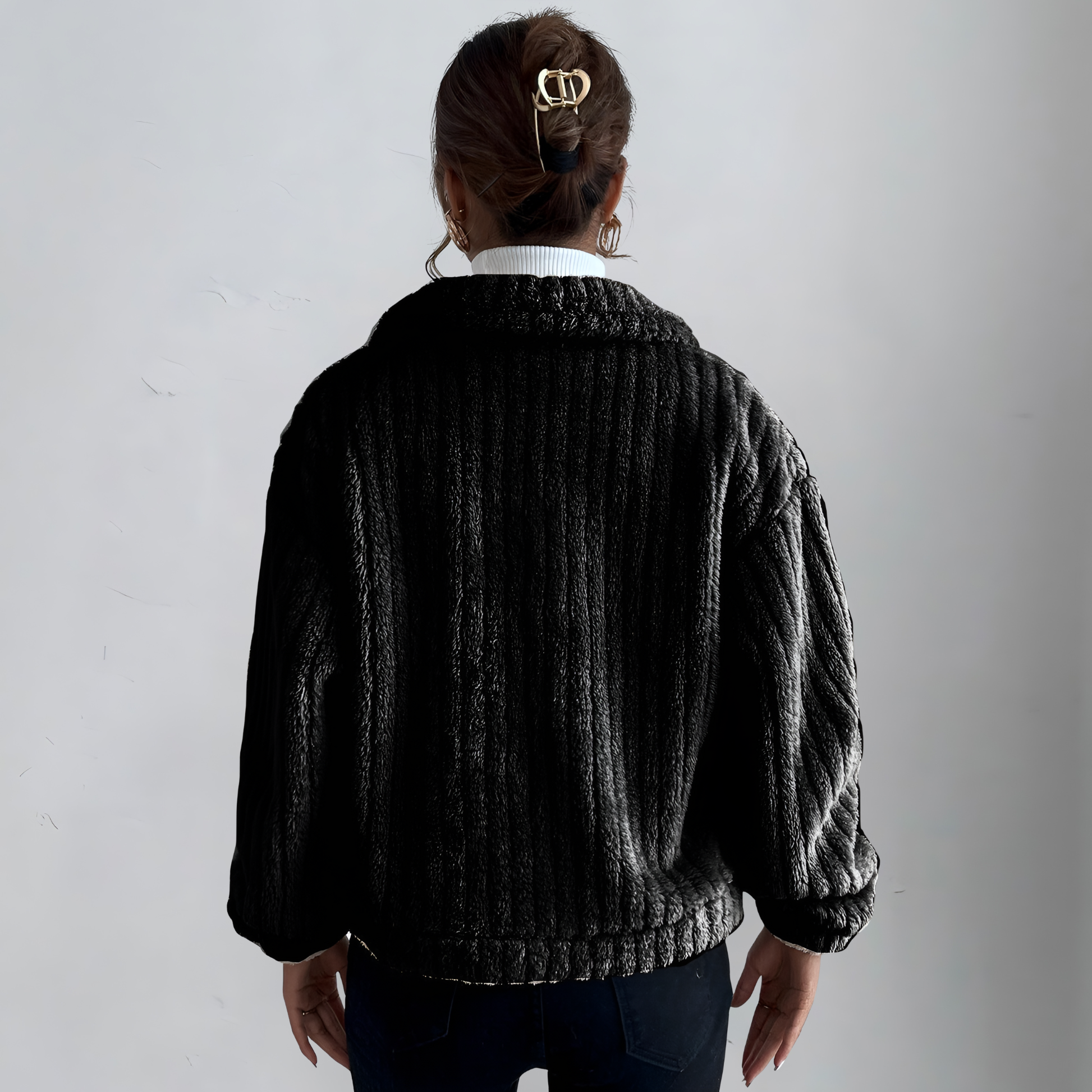 R&B | Teddyjacke Weich und Gemütlich Perfekt für Wintertage