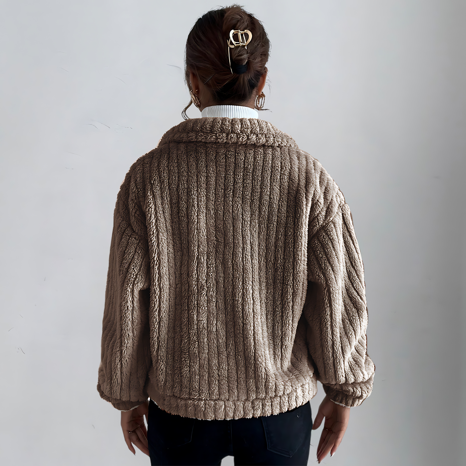 R&B | Teddyjacke Weich und Gemütlich Perfekt für Wintertage