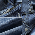 R&B | Weinlese Denimjacke