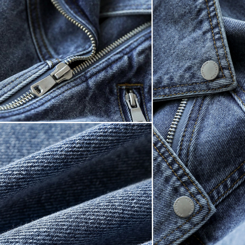R&B | Weinlese Denimjacke
