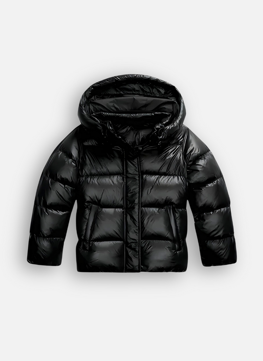 Glänzende Pufferjacke Damen | R&B