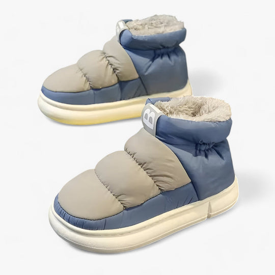 Puffer Schuhe - Slip-On - Fleece gefüttert - Schneestiefel - Winterschuhe R&B