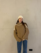 R&B | Pullover mit Kontrastnähten