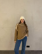 R&B | Pullover mit Kontrastnähten
