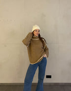 R&B | Pullover mit Kontrastnähten