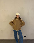 R&B | Pullover mit Kontrastnähten