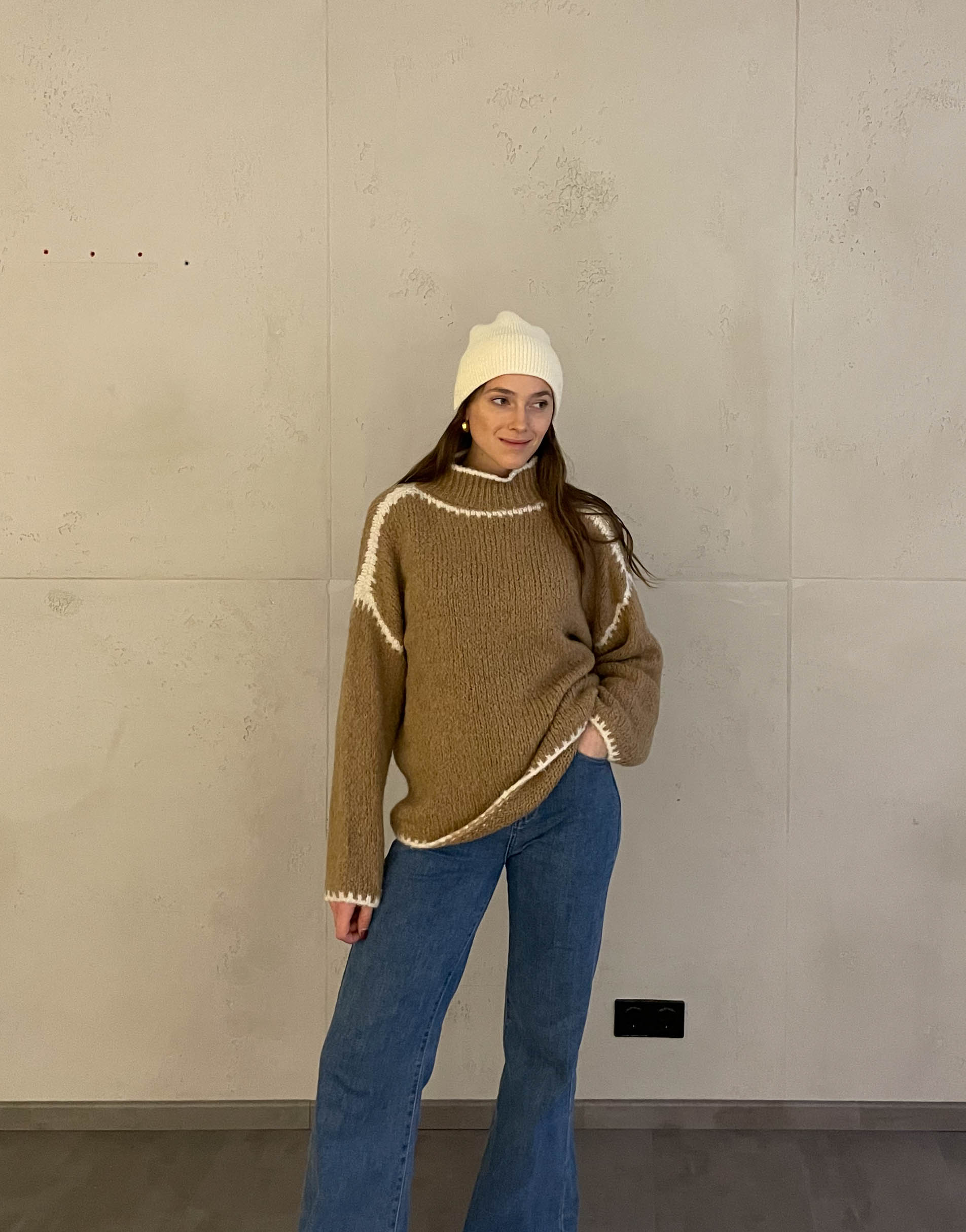 R&B | Pullover mit Kontrastnähten