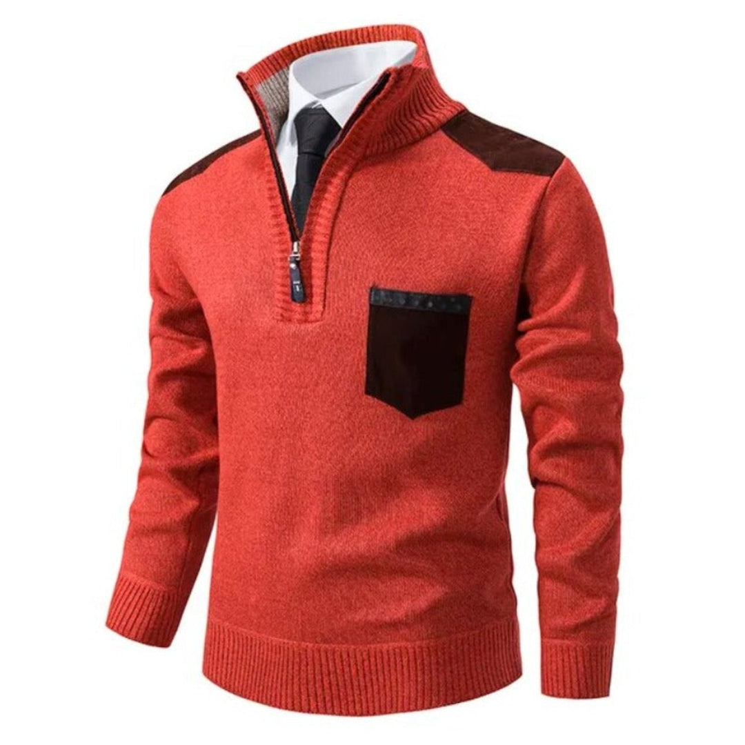 R&B | Herren Halbzip Pullover