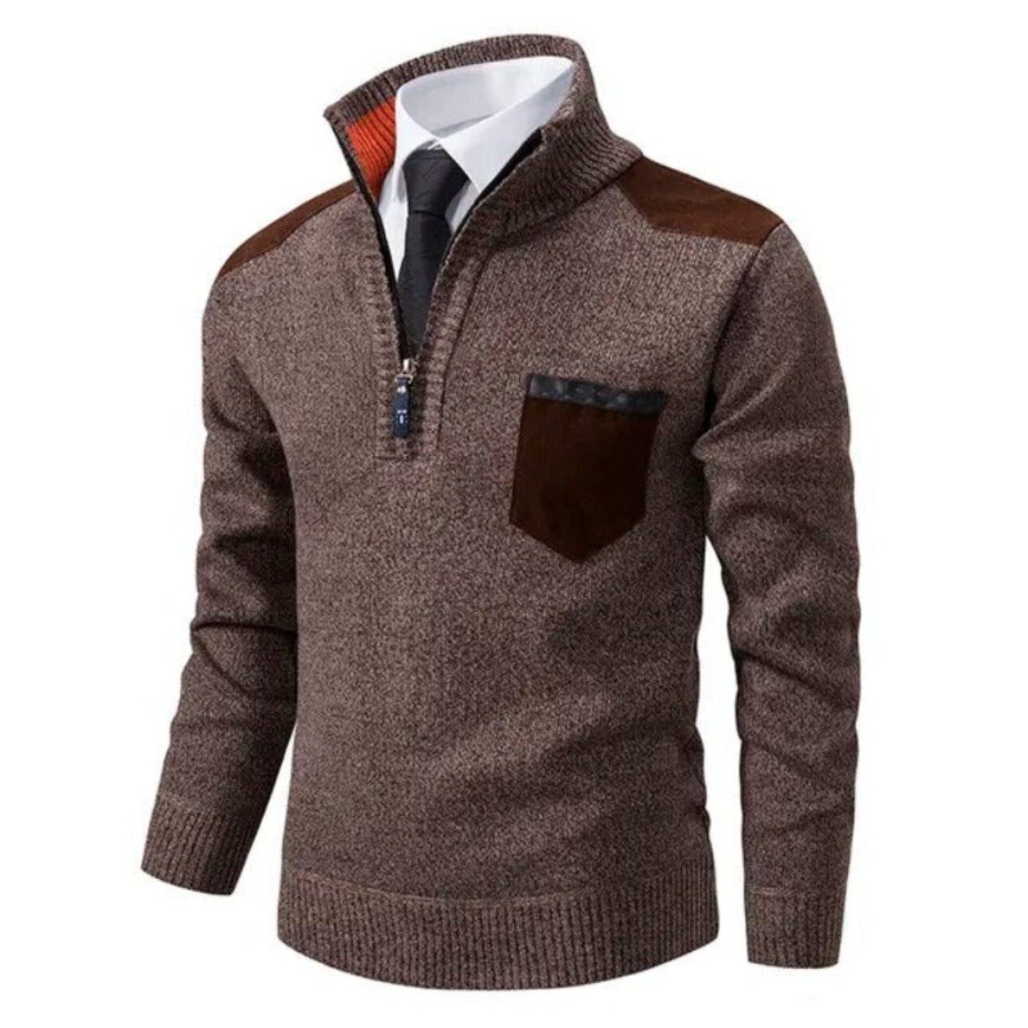R&B | Herren Halbzip Pullover