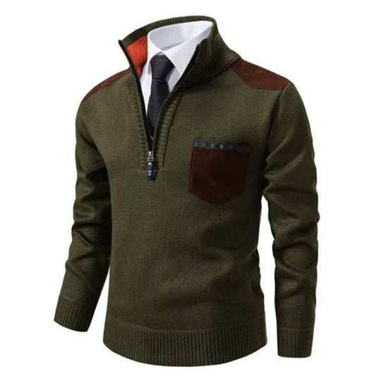 R&B | Herren Halbzip Pullover