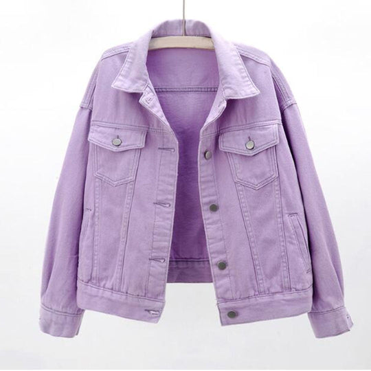 R&B | Lässige Denimjacke Baumwolle Klassisch und Zeitlos