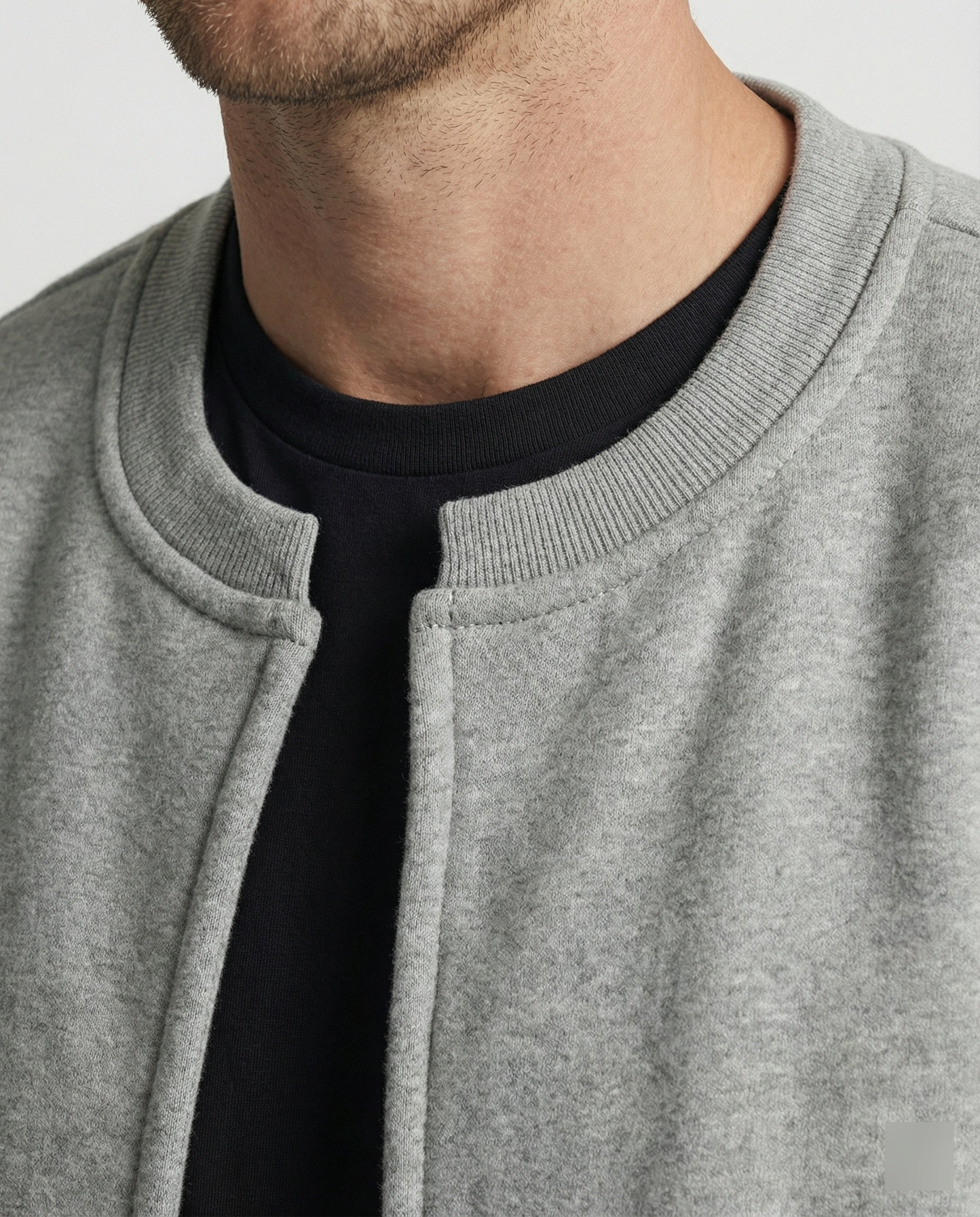 Retro Oversize Cardigan Gestreift Fake-Two-Piece Unisex Sweatshirt