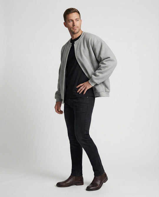Retro Oversize Cardigan Gestreift Fake-Two-Piece Unisex Sweatshirt