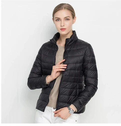R&B | Taillierter Steppjacke mit Reißverschluss