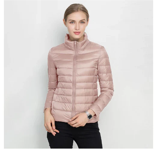 R&B | Taillierter Steppjacke mit Reißverschluss