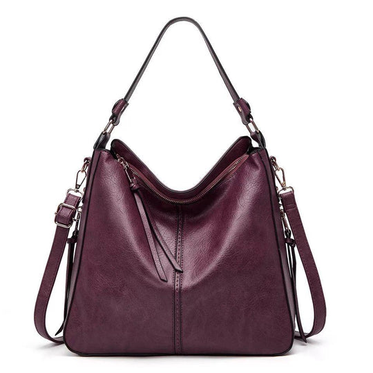 R&B | Vintage-Inspirierte Leder Hobo-Tasche