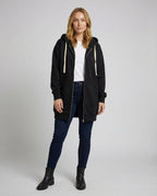 Knielanger Komfort Hoodie Damen | R&B