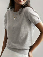R&B | Stilvolles Strick T-Shirt für Damen