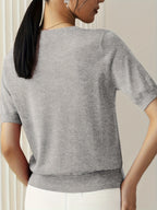 R&B | Stilvolles Strick T-Shirt für Damen