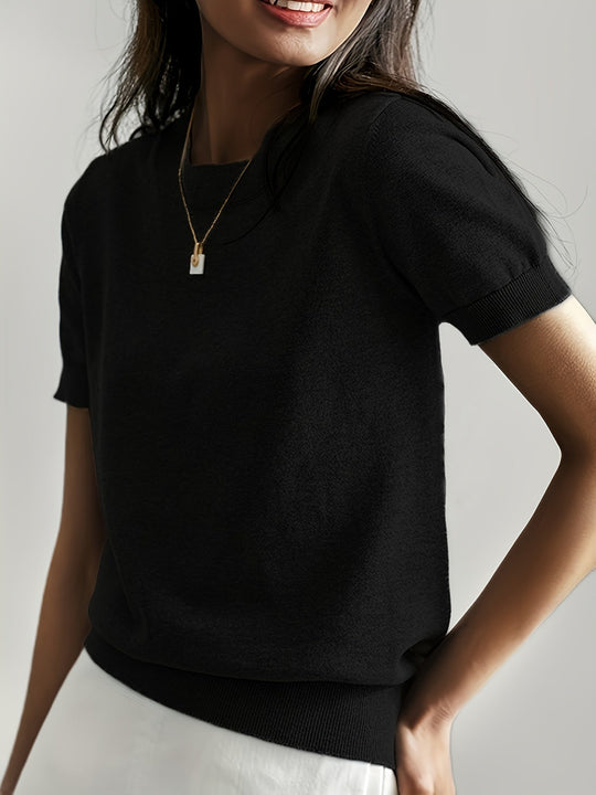 R&B | Stilvolles Strick T-Shirt für Damen
