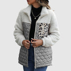 R&B | Plüsch Patchwork Frauen Winterjacke