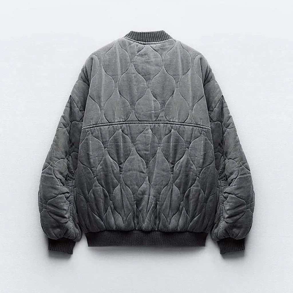 R&B | Gemütliche Damen Übergröße Pufferjacke für Winterwärme